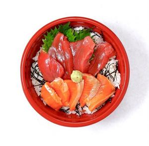 【女性人気No.1】サーモンマグロ丼