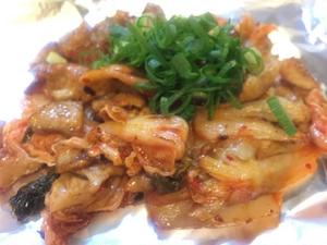 鶏皮キムチ