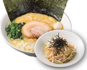 塩豚骨 ネギ丼セット(並)