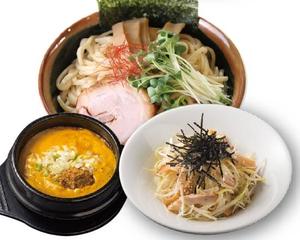 黄金つけ麺 ネギ丼セット(並)