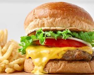 チェダーチーズバーガー(ポテトセット) Cheddar Cheese