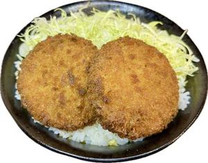 【メンチカツ】丼 Minced meat KATSUDON (2 cutlets)