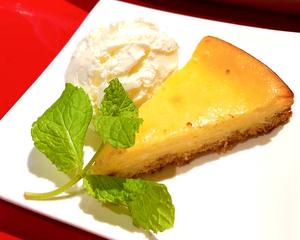 濃厚ベイクドチーズケーキ～バニラアイス添え～