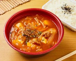 キムチチゲ(ライス付) Kimchi Jjigae (With Rice)