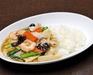 五目海鮮あんかけご飯