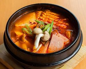 プデチゲ 1人前 ごはん付き Budae Jjigae 1 serving with Rice