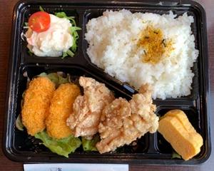 カキフライ+鳥から弁当