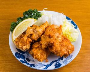 ジューシー唐揚・5個 Diced Juicy Fried Chicken (5 Pieces)