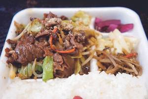 牛焼肉野菜炒弁当 Beef ＆ Vegetable BBQ Bento Box