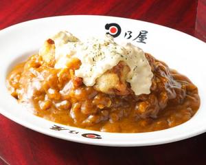 チキン南蛮タルタルカレー curry with fried chicken with vinegar and tartar sauce