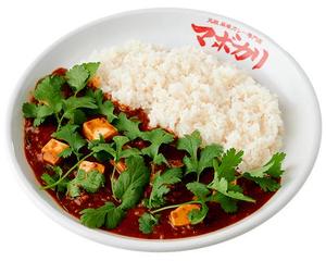麻婆カレー+パクチー