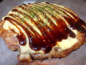 お好み焼きもちチーズ Fried Cheese Okonomiyaki