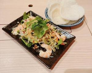 いパパイヤと海と煮豚サラダ GOI DU DU TOM THIT