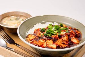 麻婆豆腐丼 麻婆豆腐盖