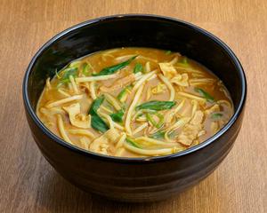 豚ともやしのカレーうどん