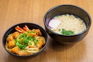 海老カツカレーとじ丼 ミニうどん付き(温・冷)