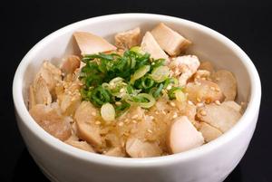 鶏塩チャーシュー丼