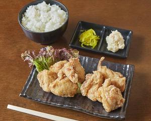 【弁当】アゴ旨 出汁からあげ弁当 中(約5ヶ) Bonless Fried Chicken Bento Box(Legs) M(About 6pcs)