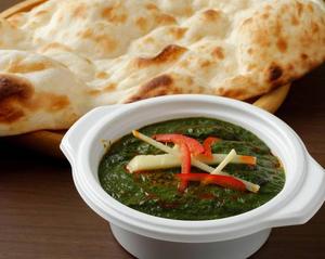 ホウレン草えびカレー