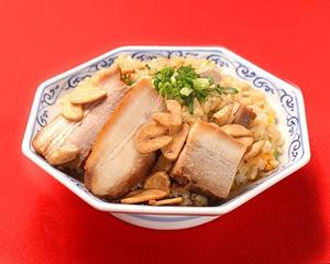 【ガーリック】煮豚 炒飯(ご飯300g+煮豚100g)