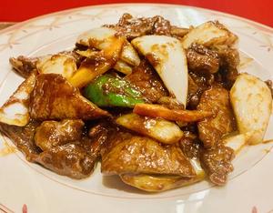 レバーの中華みそ炒め