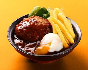 【当店人気No.2】デミたまポテトハンバーグ