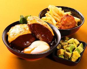 【Wバーグ】デミたまスペシャルハンバーグ [Double Hamburg Steaks] Demi-Tama Special Hamburg Steaks