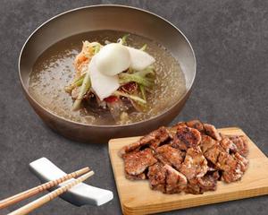 ユッサム冷麺 (水冷麺) Yussum Korean cold noodles