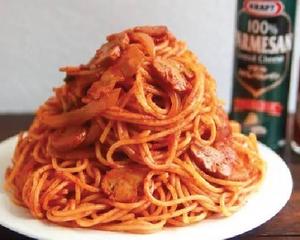 大盛り濃厚チーズナポリタン Extra richcheese neapolitan
