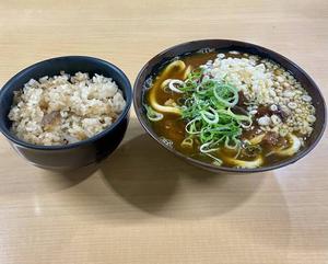 カレーうどん定食