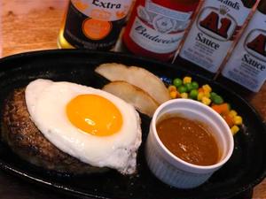 ハンバーグステーキ弁当(サラダ.スープ付) 180g
