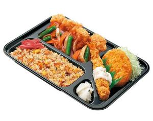 チャーハン入りスペシャル鶏の甘酢あんかけ弁当