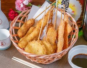 串カツ5種盛合せ5本