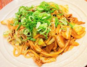 ねぎ味噌焼うどん