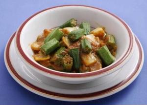 オクラのカレーVindi masala