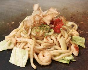 でめきん焼きうどん