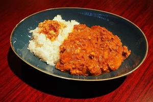 キューバサンドとキーマカレーのセット