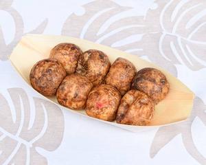 素焼き(8個) Plain Takoyaki (8 Pieces)