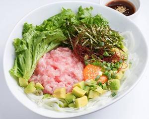 ネギトロ＆アボカドポキ丼(韓国風ユッケタレ) Negitoro＆avocado Poke Rice bowl
