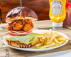 ホットチキンバーガー Hot Chicken Burger