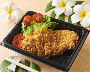 【鹿児島・霧島産の無菌豚】トンカツ(120g)-ライス付き