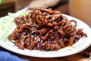 豚肉の中華味噌炒め(京肉絲)