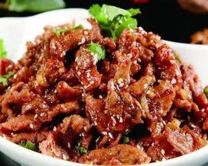 ラム肉のクミン炒め(孜然羊肉)