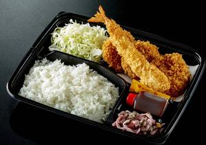 ひとくちヒレカツ＆海老フライ弁当