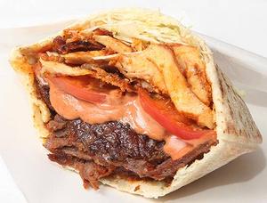 CHCKEN AND BEEF MXED SANDO (チキンとビーフミックスサンド)