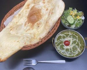 チキンほうれん草カレーセット/Sag Chicken Curry Set