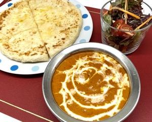 バターチキンカレー・チーズナンセット/Butter Chicken・Cheese Naan Set