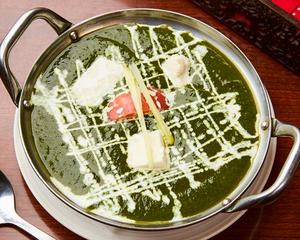 パニールとほうれん草カレー /Paneer and Spinach Curry