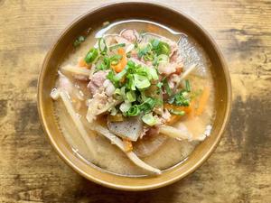 ぽかぽか豚汁Pork miso soup