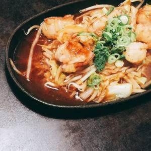 ホルモン野菜いため